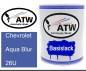 Preview: Chevrolet, Aqua Blur, 26U: 1L Lackdose, von ATW Autoteile West.